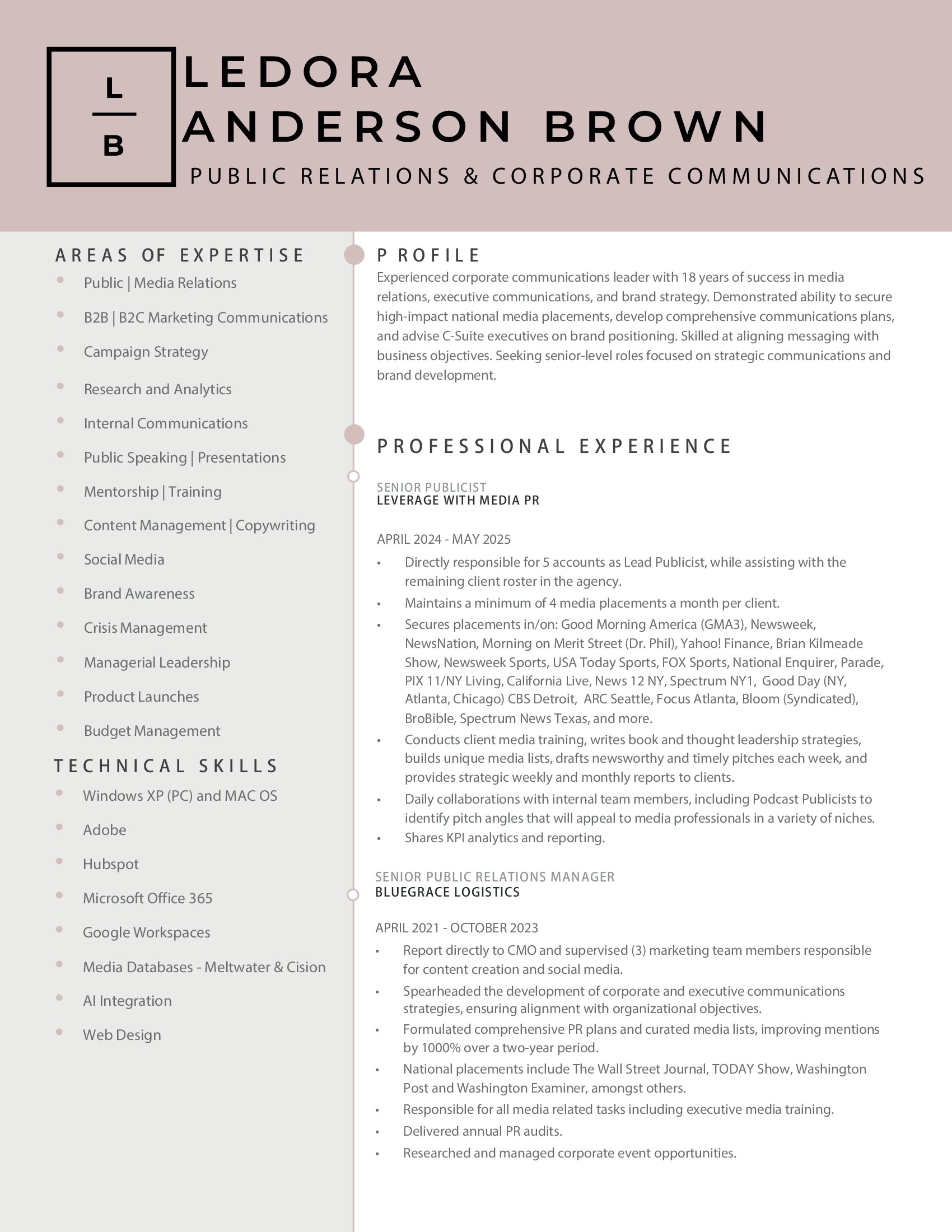 LEDORABROWN_RESUME_Site mage_1